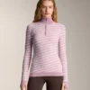Thermounterhemd aus geometrischem Jacquard-Strick als Oberteil Thermounterhemd aus geometrischem Jacquard-Strick als Oberteil