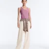 Top aus Modal-Mischgewebe mit Rippmuster Top aus Modal-Mischgewebe mit Rippmuster
