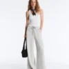 Top aus Modal-Mischgewebe mit Rippmuster Top aus Modal-Mischgewebe mit Rippmuster