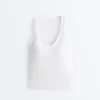 Top aus Modal-Mischgewebe mit Rippmuster Top aus Modal-Mischgewebe mit Rippmuster