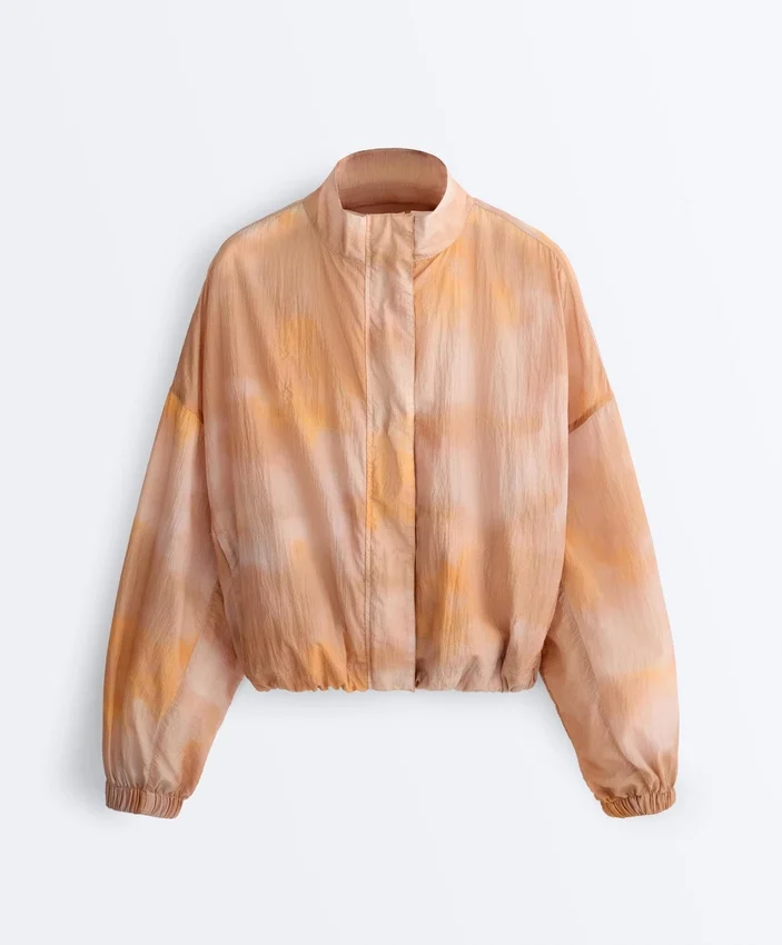 Trainingsjacke mit Tie-Dye-Print Trainingsjacke mit Tie-Dye-Print