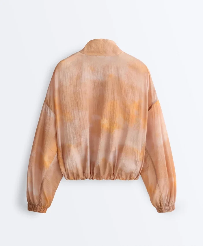 Trainingsjacke mit Tie-Dye-Print Trainingsjacke mit Tie-Dye-Print