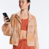 Trainingsjacke mit Tie-Dye-Print Trainingsjacke mit Tie-Dye-Print