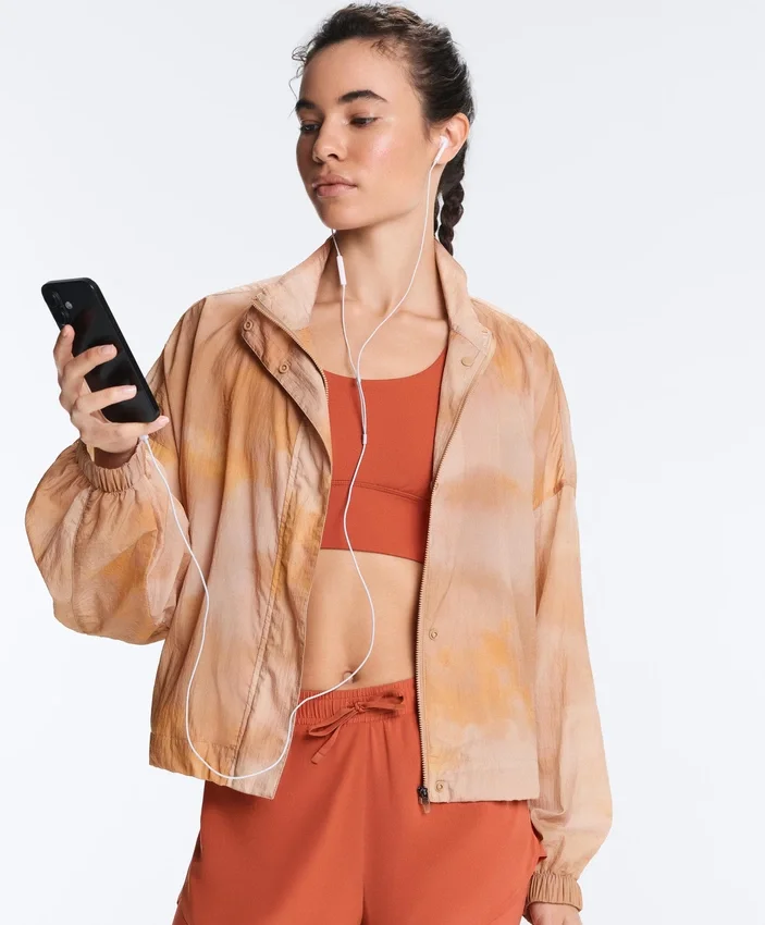 Trainingsjacke mit Tie-Dye-Print Trainingsjacke mit Tie-Dye-Print