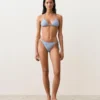 Triangel-Bikini mit strukturierten Streifen Triangel-Bikini mit strukturierten Streifen