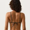 Triangel-Bikinis aus Jacquard mit Washed-Effekt Triangel-Bikinis aus Jacquard mit Washed-Effekt