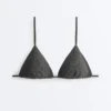 Triangel-Bikinis aus Jacquard mit Washed-Effekt Triangel-Bikinis aus Jacquard mit Washed-Effekt