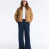 Twill-Hose mit geradem Bein und Seitenband Twill-Hose mit geradem Bein und Seitenband