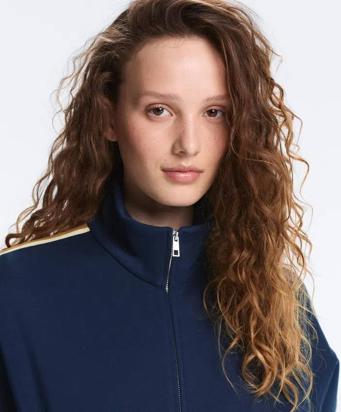 Twill-Jacke mit Seitenstreifen Twill-Jacke mit Seitenstreifen