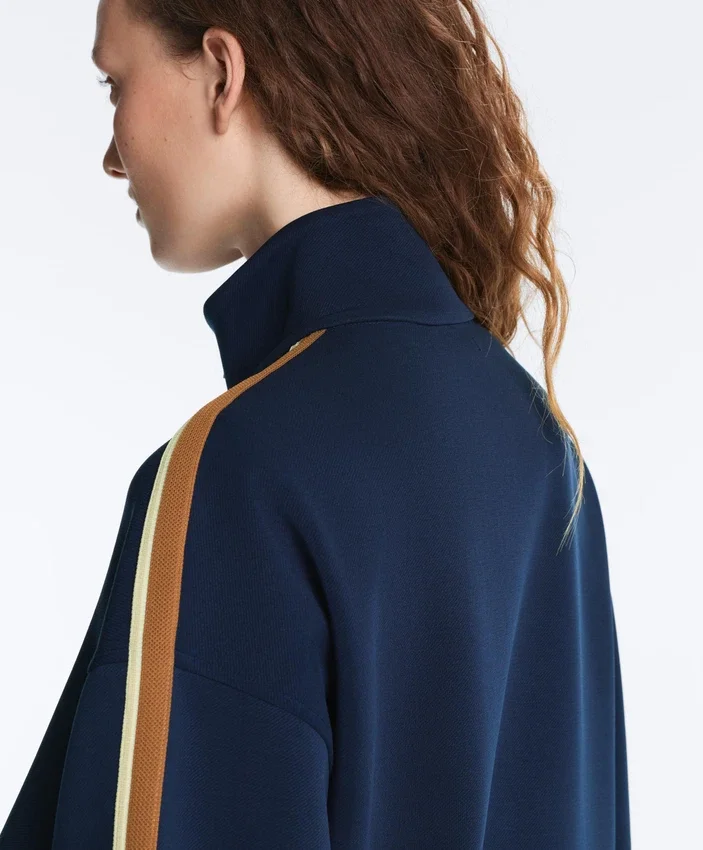 Twill-Jacke mit Seitenstreifen Twill-Jacke mit Seitenstreifen