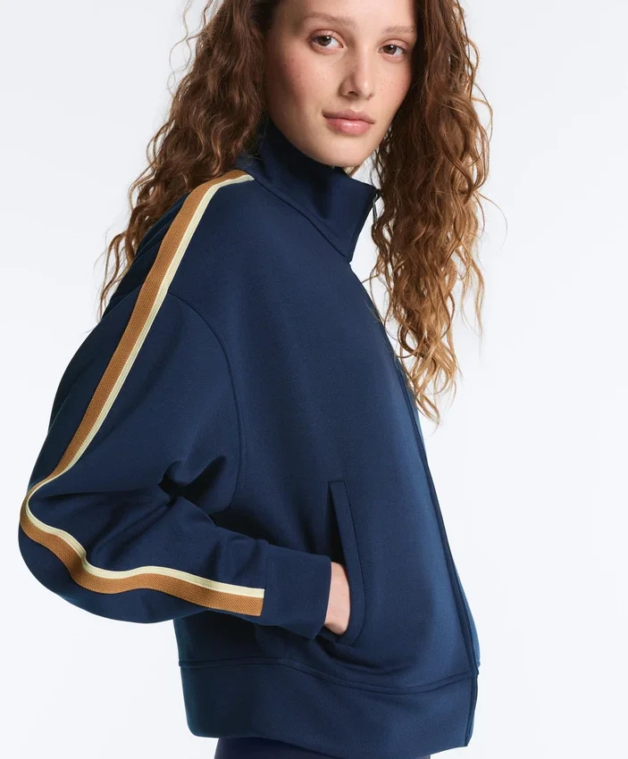 Twill-Jacke mit Seitenstreifen Twill-Jacke mit Seitenstreifen