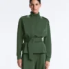 Utility-Jacke aus Tweed mit Gürtel Utility-Jacke aus Tweed mit Gürtel