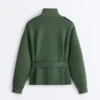 Utility-Jacke aus Tweed mit Gürtel Utility-Jacke aus Tweed mit Gürtel
