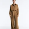 Utility-Jacke aus Twill mit Gürtel Utility-Jacke aus Twill mit Gürtel