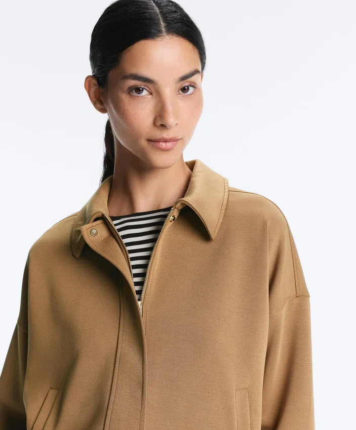 Utility-Jacke aus Twill mit Gürtel Utility-Jacke aus Twill mit Gürtel