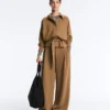 Utility-Jacke aus Twill mit Gürtel Utility-Jacke aus Twill mit Gürtel