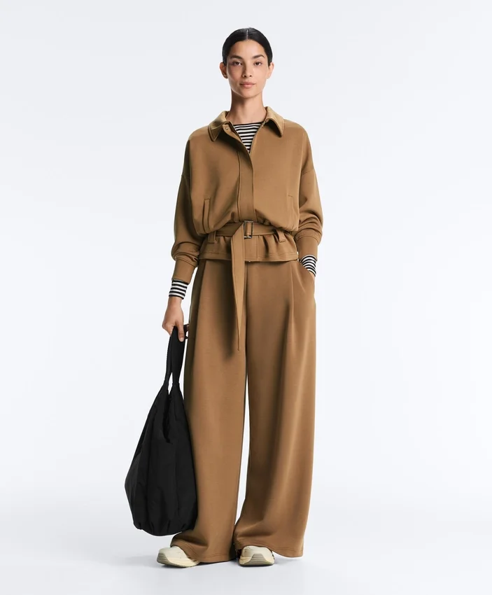 Utility-Jacke aus Twill mit Gürtel Utility-Jacke aus Twill mit Gürtel