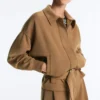 Utility-Jacke aus Twill mit Gürtel Utility-Jacke aus Twill mit Gürtel
