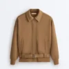 Utility-Jacke aus Twill mit Gürtel Utility-Jacke aus Twill mit Gürtel