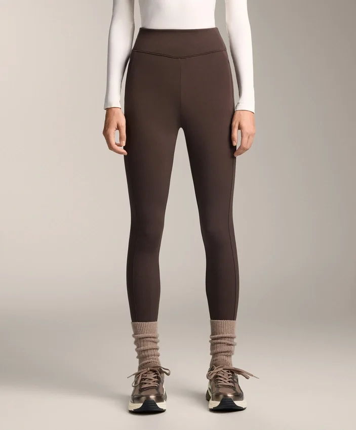 Warme, hoch geschnittene, knöchellange Leggings mit Taschen, 70 cm Warme, hoch geschnittene, knöchellange Leggings mit Taschen, 70 cm