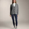 Warme, hoch geschnittene, knöchellange Leggings mit Taschen, 70 cm Warme, hoch geschnittene, knöchellange Leggings mit Taschen, 70 cm