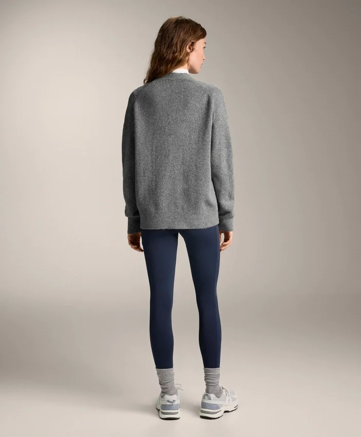 Warme, hoch geschnittene, knöchellange Leggings mit Taschen, 70 cm Warme, hoch geschnittene, knöchellange Leggings mit Taschen, 70 cm
