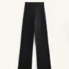 Warme Hose mit hoher Taille und geradem Bein Warme Hose mit hoher Taille und geradem Bein