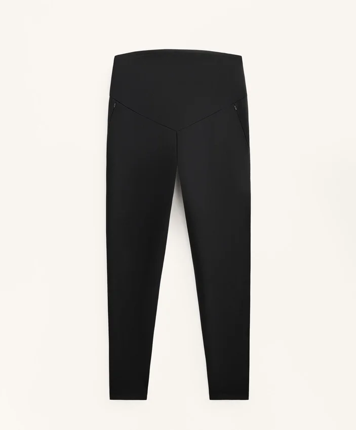 Warme, knöchellange Umstands-Leggings mit 70 cm Beinlänge Warme, knöchellange Umstands-Leggings mit 70 cm Beinlänge