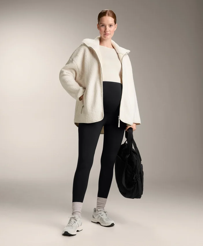 Warme, knöchellange Umstands-Leggings mit 70 cm Beinlänge Warme, knöchellange Umstands-Leggings mit 70 cm Beinlänge