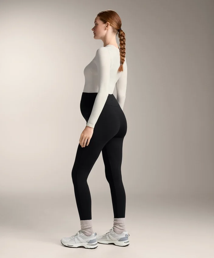 Warme, knöchellange Umstands-Leggings mit 70 cm Beinlänge Warme, knöchellange Umstands-Leggings mit 70 cm Beinlänge