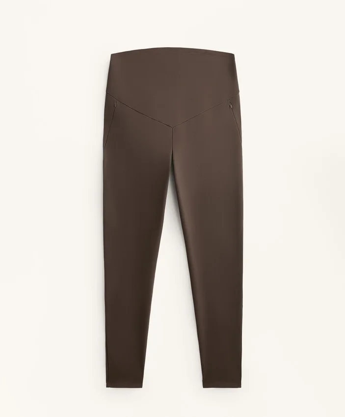 Warme, knöchellange Umstands-Leggings mit 70 cm Beinlänge Warme, knöchellange Umstands-Leggings mit 70 cm Beinlänge