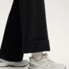 Warme Umstandshose mit geradem Bein
