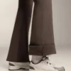 Warme Umstandshose mit weitem Bein Warme Umstandshose mit weitem Bein