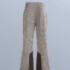 Wasserabweisende, bedruckte, hoch geschnittene Stretch-Skihose mit ausgestelltem Bein Wasserabweisende, bedruckte, hoch geschnittene Stretch-Skihose mit ausgestelltem Bein