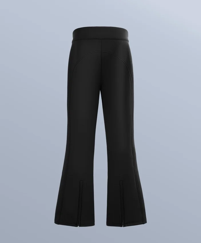 Wasserabweisende, durchgehende, ausgestellte Stretch-Skihose Wasserabweisende, durchgehende, ausgestellte Stretch-Skihose