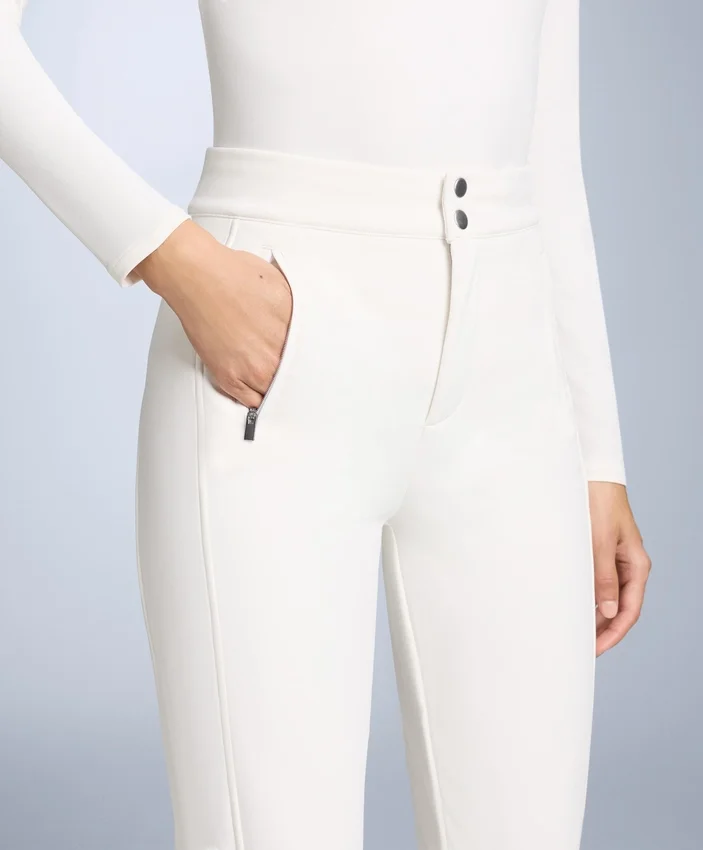 Wasserabweisende, durchgehende, ausgestellte Stretch-Skihose Wasserabweisende, durchgehende, ausgestellte Stretch-Skihose