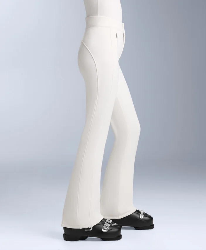 Wasserabweisende, durchgehende, ausgestellte Stretch-Skihose Wasserabweisende, durchgehende, ausgestellte Stretch-Skihose