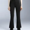 Wasserabweisende, hoch geschnittene Stretch-Skihose mit ausgestelltem Bein
