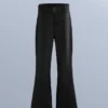Wasserabweisende, hoch geschnittene Stretch-Skihose mit ausgestelltem Bein
