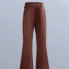 Wasserabweisende, hoch geschnittene Stretch-Skihose mit ausgestelltem Bein Wasserabweisende, hoch geschnittene Stretch-Skihose mit ausgestelltem Bein
