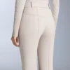 Wasserabweisende, hoch geschnittene Stretch-Skihose mit ausgestelltem Bein Wasserabweisende, hoch geschnittene Stretch-Skihose mit ausgestelltem Bein