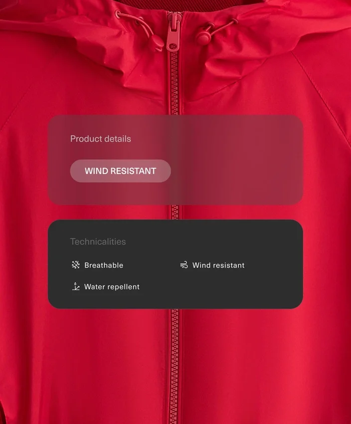 Wasserabweisende Jacke Wasserabweisende Jacke