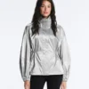 Wasserabweisende Jacke mit Metallic-Effekt Wasserabweisende Jacke mit Metallic-Effekt