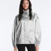 Wasserabweisende Jacke mit Metallic-Effekt Wasserabweisende Jacke mit Metallic-Effekt