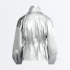 Wasserabweisende Jacke mit Metallic-Effekt Wasserabweisende Jacke mit Metallic-Effekt