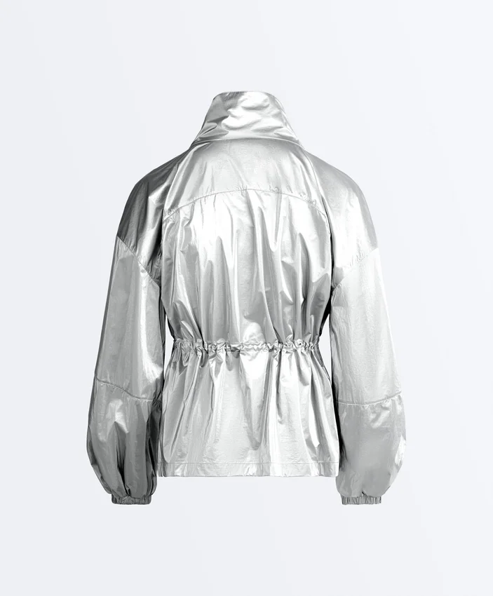 Wasserabweisende Jacke mit Metallic-Effekt Wasserabweisende Jacke mit Metallic-Effekt