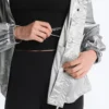 Wasserabweisende Jacke mit Metallic-Effekt Wasserabweisende Jacke mit Metallic-Effekt
