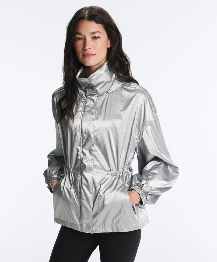 Wasserabweisende Jacke mit Metallic-Effekt Wasserabweisende Jacke mit Metallic-Effekt