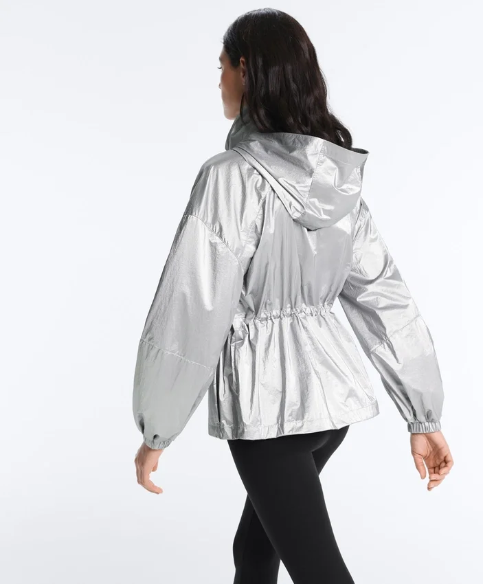 Wasserabweisende Jacke mit Metallic-Effekt Wasserabweisende Jacke mit Metallic-Effekt