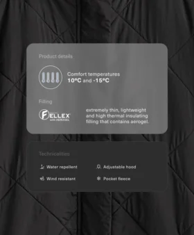 wasserabweisende mit fellex aerogel geftterte jacke 2 12 280x338 - Wasserabweisende, mit Fellex&reg; Aerogel gef&uuml;tterte Jacke